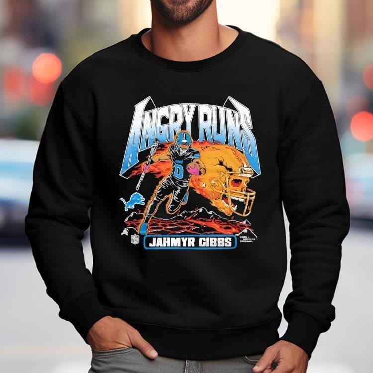 Angry Runs Jahmyr Gibbs Detroit Lions 2025 Shirt Angry Runs Jahmyr Gibbs Detroit Lions 2025 Shirt
