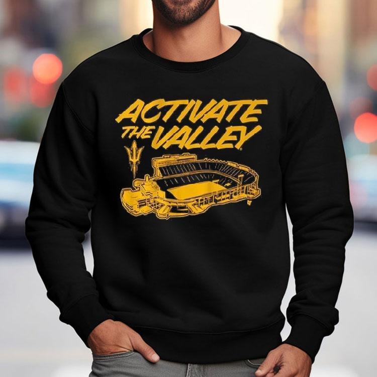 Arizona State Football Activate The Valley Stadium Shirt Arizona State Football Activate The Valley Stadium Shirt