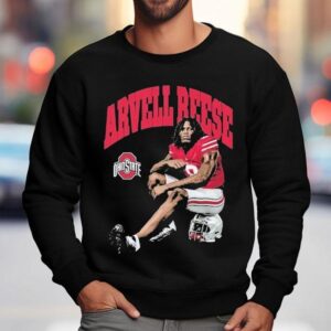 Arvell Reese Ohio State Buckeyes Portrai Sweatshirt