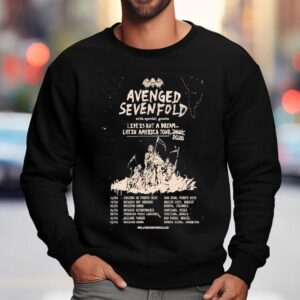Avenged Sevenfold Life Is But A Dream Latin America Tour Dates Grim Reaper Sweatshirt