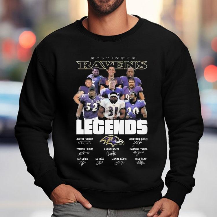 Baltimore Ravens Legends Players Signatures 2025 Shirt Baltimore Ravens Legends Players Signatures 2025 Shirt