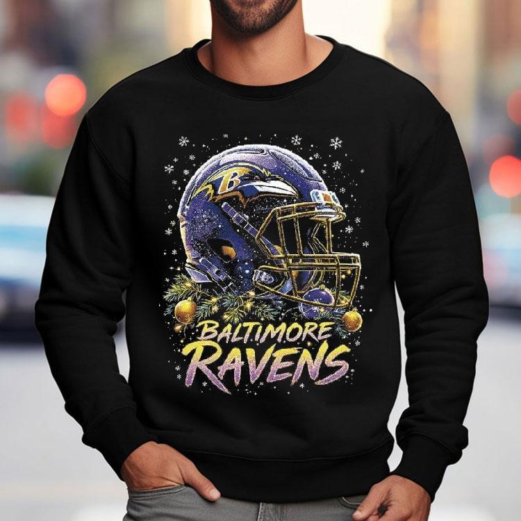 Baltimore Ravens Nfl Helmet Merry Christmas 2025 Shirt Baltimore Ravens Nfl Helmet Merry Christmas 2025 Shirt