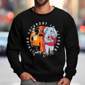 Big Al Alabama Crimson Tide Smokeytennessee Volunrs Mascots Third Saturday In October Shirt 3 Big Al Alabama Crimson Tide Smokeytennessee Volunrs Mascots Third Saturday In October Sweatshirt
