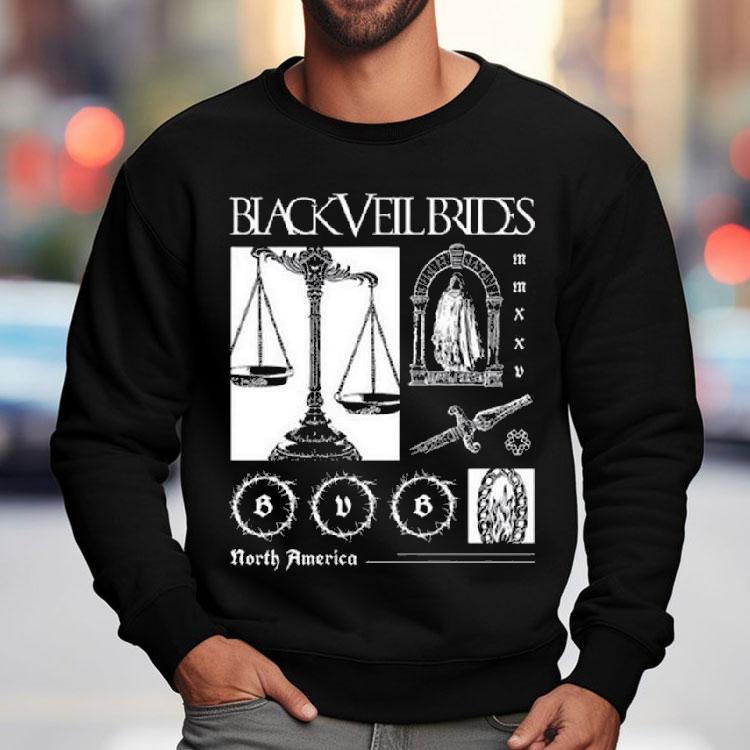 Black Veil Brides Scales Of Justice Shirt Black Veil Brides Scales Of Justice Shirt