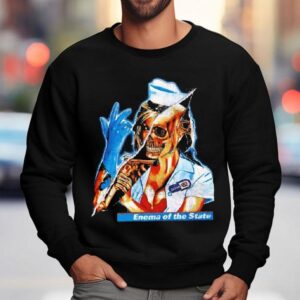 Blink-182 Skeleton Nurse Enema Of The State Shirt 3 Blink Skeleton Nurse Enema Of The State Sweatshirt