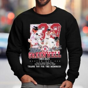 Boston Red Sox Hall Of Fame Mike Greenwell The Gator Thank You For The Memories Signatures Sweatshirt