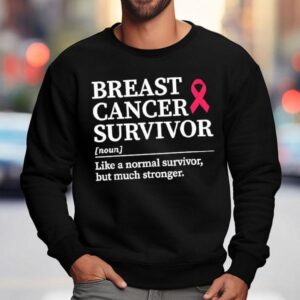 Breast Cancer Survivor Definition Pink Ribbon Sweatshirt