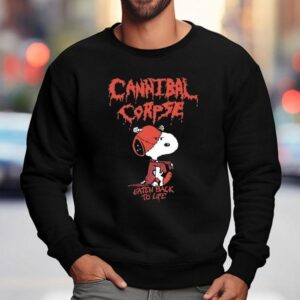 Cannibal Corpse Eaten Back To Life Snoopy Sweatshirt