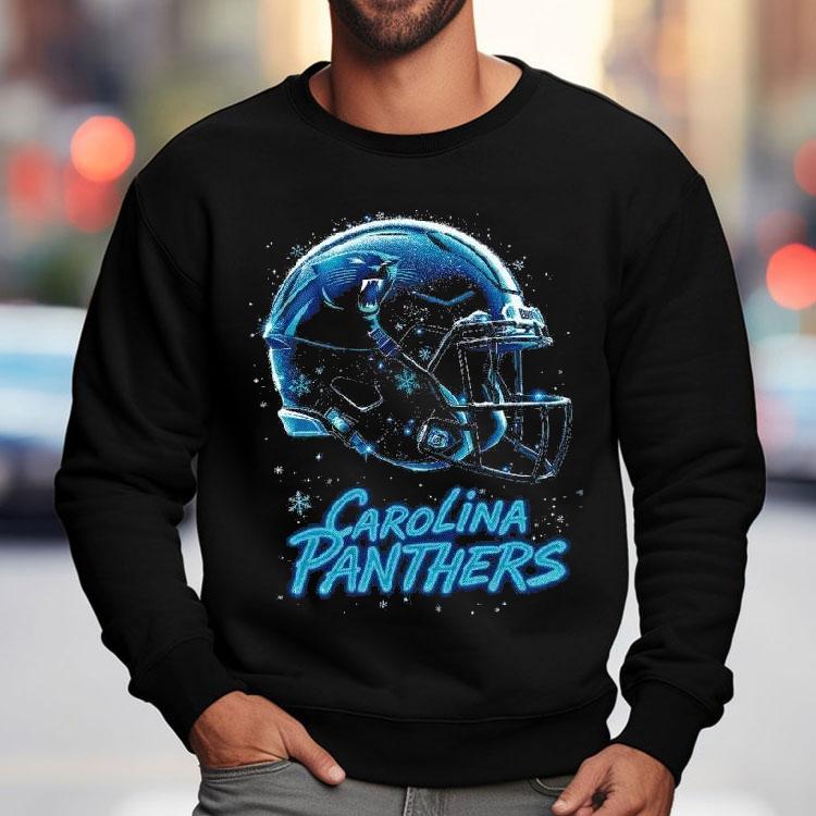 Carolina Panthers Nfl Halftone Christmas Helmet Series 2025 Shirt Carolina Panthers Nfl Halftone Christmas Helmet Series 2025 Shirt