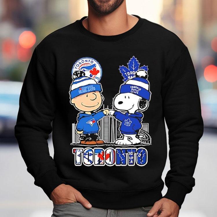 Charlie Brown And Snoopy X Toronto Blue Jays And Toronto Maple Leafs Shirt Charlie Brown And Snoopy X Toronto Blue Jays And Toronto Maple Leafs Shirt