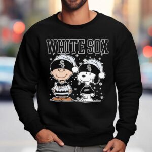 Chicago White Sox Snoopy Charlie Brown Christmas Baseball Shirt 3 Chicago White Sox Snoopy Charlie Brown Christmas Baseball Sweatshirt