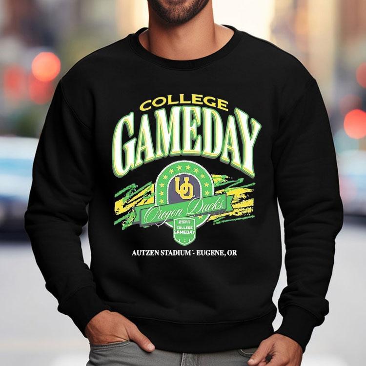 College Gameday Oregon Ducks Autzen Stadium 2025 Shirt College Gameday Oregon Ducks Autzen Stadium 2025 Shirt