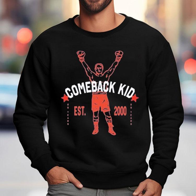 Comeback Kid Boxer Est 2000 25 Years Anniversary 2025 Shirt Comeback Kid Boxer Est 2000 25 Years Anniversary 2025 Shirt