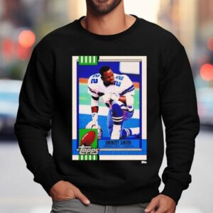 Dallas Cowboys Emmitt Smith Trading Card Shirt 3 Dallas Cowboys Emmitt Smith Trading Card Sweatshirt