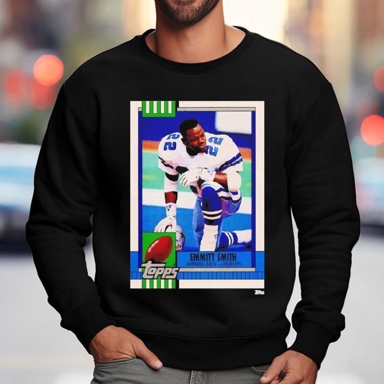 Dallas Cowboys Emmitt Smith Trading Card Shirt Dallas Cowboys Emmitt Smith Trading Card Shirt