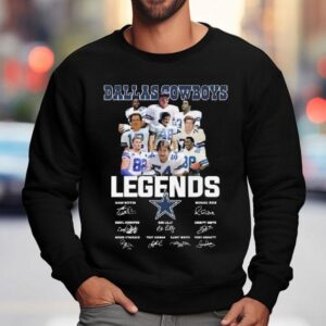 Dallas Cowboys Legends Players Signatures 2025 Shirt 3 Dallas Cowboys Legends Players Signatures Sweatshirt