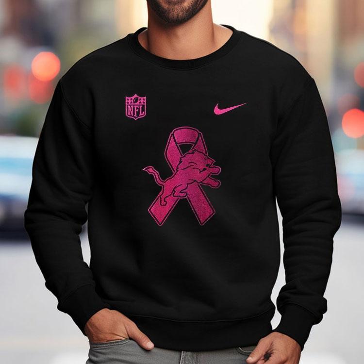 Detroit Lions Breast Cancer Awareness Ribbon Shirt Detroit Lions Breast Cancer Awareness Ribbon Shirt