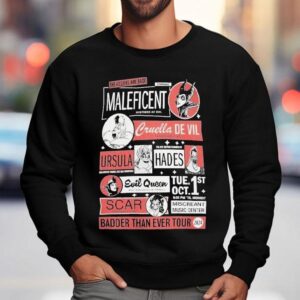 Disney Villains World Concert Tour 2024 Shirt 3 Disney Villains World Concert Tour Sweatshirt