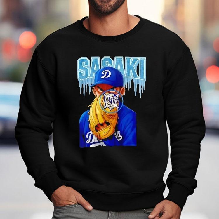 Dodgers Roki Sasaki Ice Anime Shirt Dodgers Roki Sasaki Ice Anime Shirt