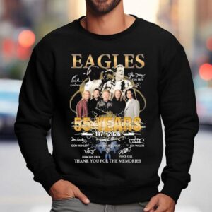 Eagles 55 Years 1971 2026 Thank You For The Memories Signatures Shirt 3 Eagles Years Thank You For The Memories Signatures Sweatshirt