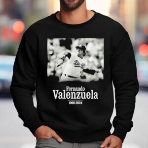 Fernando Valenzuela Los Angeles Dodgers Baseball 1960 2024 Shirt 3 Fernando Valenzuela Los Angeles Dodgers Baseball Sweatshirt