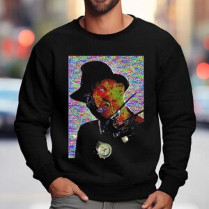 Freddy Bling Graphic Horror Halloween Shirt 3 Freddy Bling Graphic Horror Halloween Sweatshirt