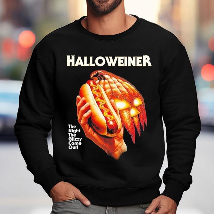 Freddy Krueger Halloweiner The Night The Glizzy Came Out Halloween Hotdog Shirt Freddy Krueger Halloweiner The Night The Glizzy Came Out Halloween Hotdog Shirt