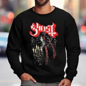 Ghost Haunted Candelabra Shirt 3 Ghost Haunted Candelabra Sweatshirt