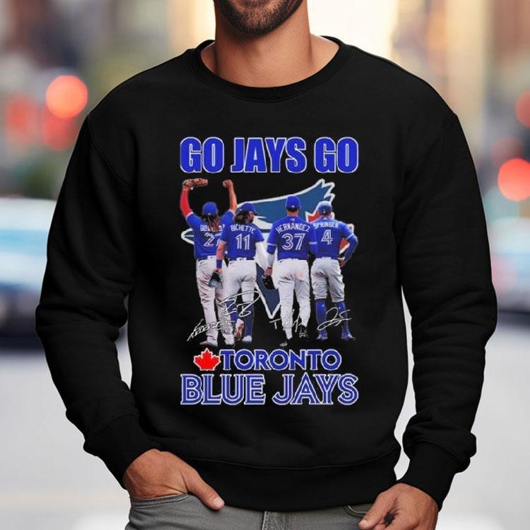 Go Jays Go Toronto Blue Jays Signatures 2025 Shirt Go Jays Go Toronto Blue Jays Signatures 2025 Shirt