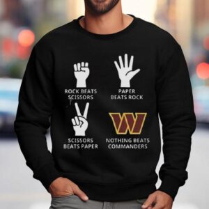 Good Nothing Beats Washington Commanders Football Logo 2025 Shirt 3 Good Nothing Beats Washington Commanders Football Logo Sweatshirt