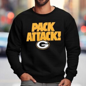 Green Bay Packers Attack Logo Shirt 3 Green Bay Packers Attack Logo Sweatshirt
