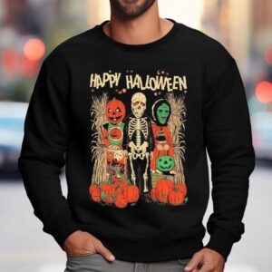 Halloween Trio Happy Halloween Sweatshirt