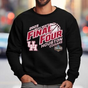Houston Cougars Champion 2025 Ncaa Men's Basketball Tournament March Madness Final Four Shirt 3 Houston Cougars Champion Ncaa Men S Basketball Tournament March Madness Final Four Sweatshirt