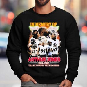 In Memory Of Arthur Jones Baltimore Ravens 1986 2025 Thank You For The Memories Wings Signature Shirt 3 In Memory Of Arthur Jones Baltimore Ravens Thank You For The Memories Wings Signature Sweatshirt