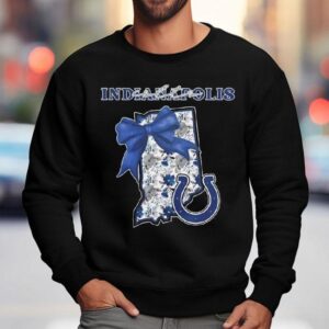 Indianapolis Colts Nfl Cozy State Bow 2025 Shirt 3 Indianapolis Colts Nfl Cozy State Bow Sweatshirt