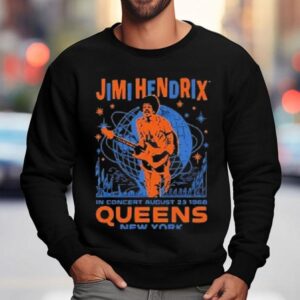 Jimi Hendrix Queens New York August Sweatshirt