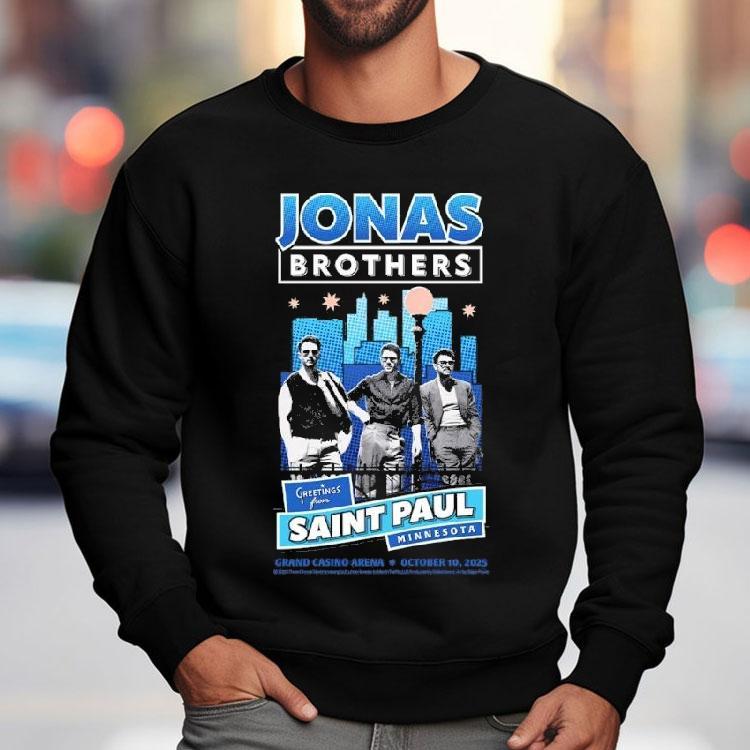 Jonas Brothers Greetings From Your Hometown Saint Paul Mn Shirt Jonas Brothers Greetings From Your Hometown Saint Paul Mn Shirt