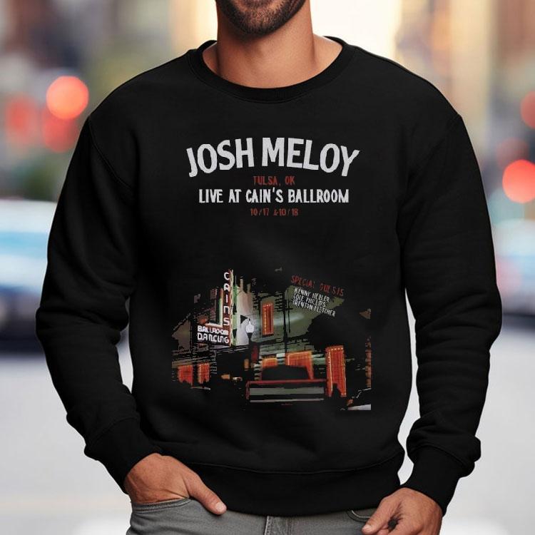 Josh Meloy October 17-18 2025 Tulsa, Ok Concert Shirt Josh Meloy October 17-18 2025 Tulsa, Ok Concert Shirt