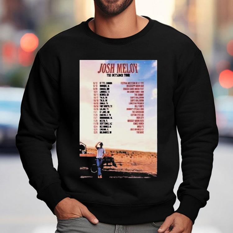 Josh Meloy The Outsider Tour 2025 Dates Shirt Josh Meloy The Outsider Tour 2025 Dates Shirt