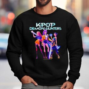 K Pop Demon Hunters Huntrix Heroic Poses Halloween Sweatshirt
