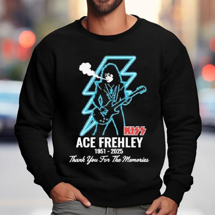 Kiss Ace Frehley 1951-2025 Thank You For The Memories Shirt Kiss Ace Frehley 1951-2025 Thank You For The Memories Shirt