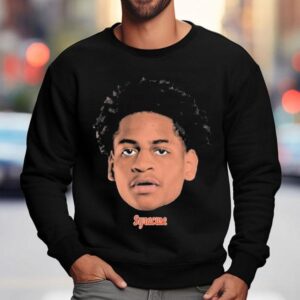 Kiyan Anthony Syracuse Orange Portrait Big Head Face Sweatshirt