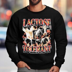 Lactose Tolerant Cow Graphic Sweatshirt
