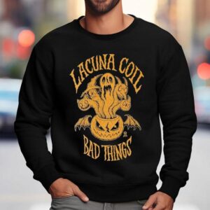 Lacuna Coil Bad Things Pumpkin Halloween Sweatshirt