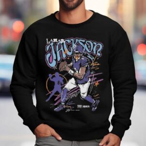 Lamar Jackson Baltimore Scribble Signature Sweatshirt
