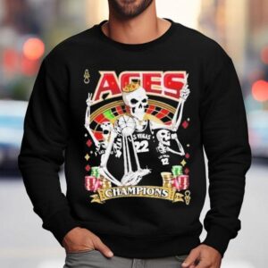 Las Vegas Aces Skeleton Wnba Champions 2025 Rep The Champs Shirt 3 Las Vegas Aces Skeleton Wnba Champions Rep The Champs Sweatshirt