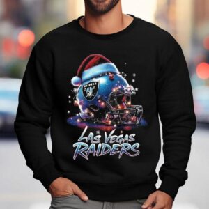 Las Vegas Raiders Nfl Halftone Christmas Helmet Series 2025 Shirt 3 Las Vegas Raiders Nfl Halftone Christmas Helmet Series Sweatshirt