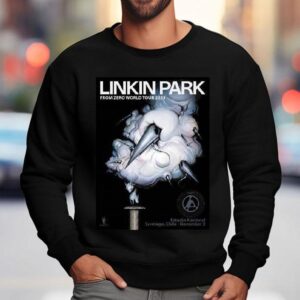 Linkin Park From Zero World Tour Santiago Chile At Estadio National On November Sweatshirt