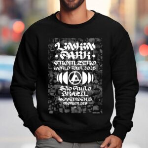 Linkin Park From Zero World Tour Sao Paulo Brazil Night At Morumbis On November Sweatshirt