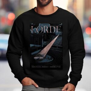 Lorde The Greek Theatre Berkeley Ca October Sweatshirt